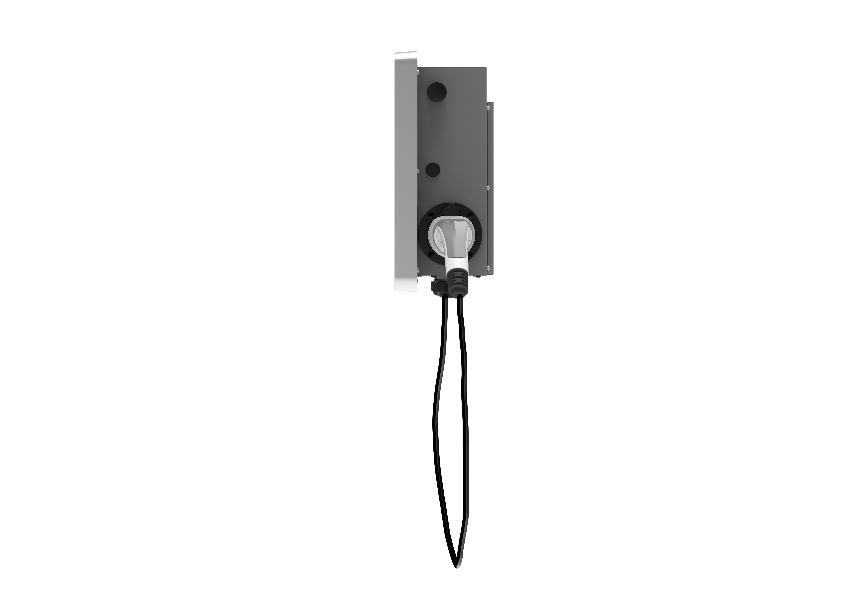 SolaX X3-EVC-11K med fast 6,5 meter Type 2-kabel – sidevisning