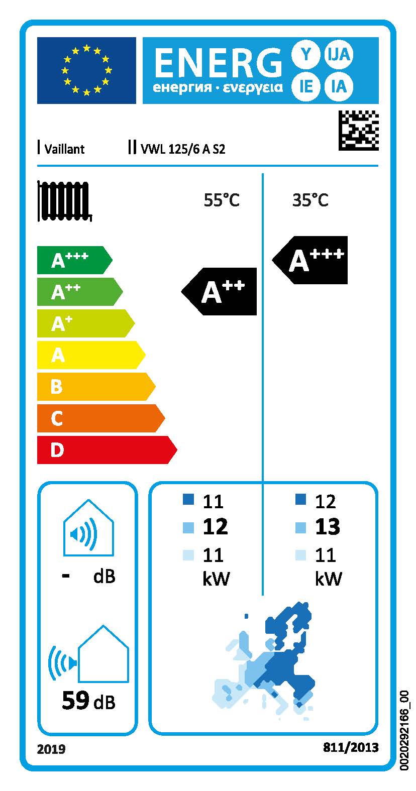 Energimærke for aroTHERM plus