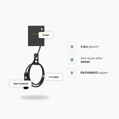 Evon Start 11 kW - Med kabel