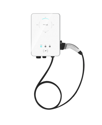 SolaX X3-EVC-11K 11 kW ladeboks med fast Type 2-kabel – front