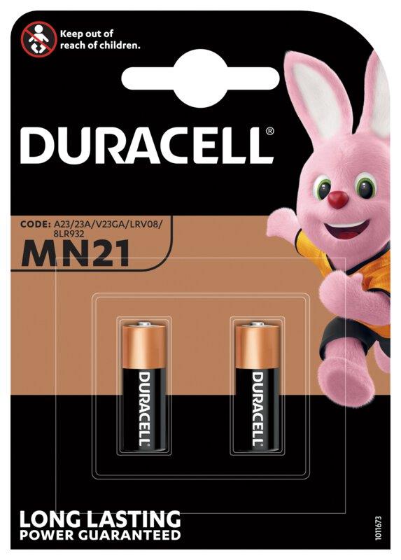 Billede af UDSALG - Duracell 2 stk. MN21 / 23A batterier 12V - Elektronik > Batterier - DURACELL - Spotshop