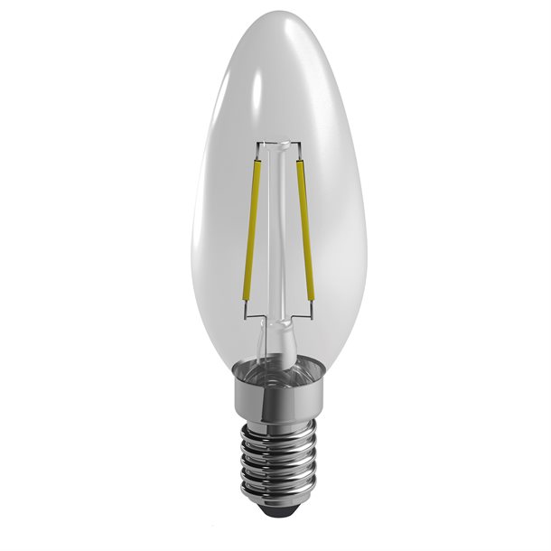 Duracell® LED filament kerte pære E14 med 250 lumen - (svarer til 25W) #C150N14C1  