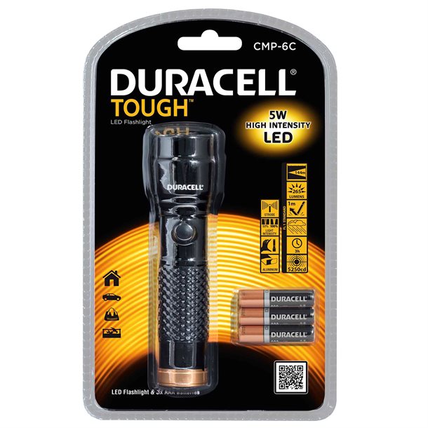 Duracell Tough CMP-6C - 5W CREE led 265 lumen