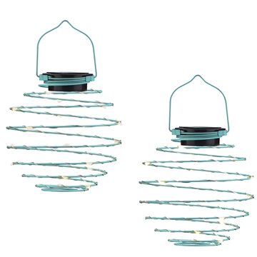 Spiral solcellebelysning lille model 2 stk - 12 cm #GL910BEZ  