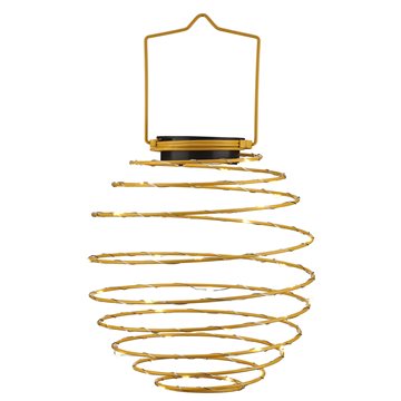 Spiral solcellebelysning stor model 1 stk - 22 cm #GL911YEZ  