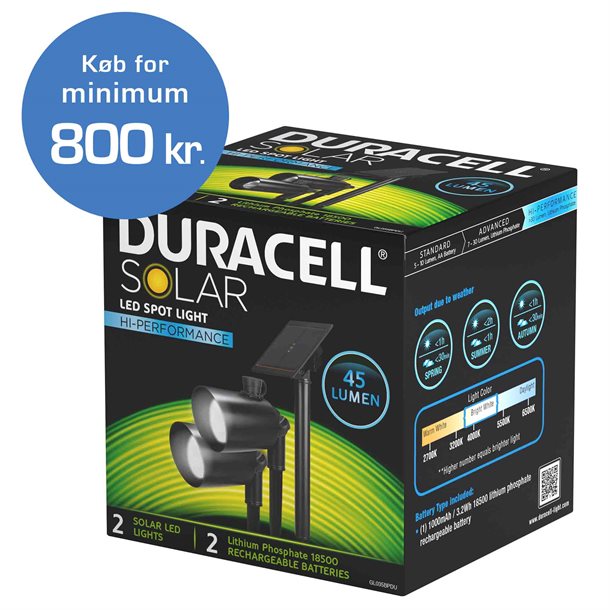 Gave 3 -  DURACELL Solspot 