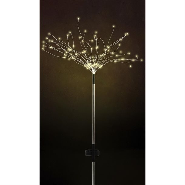 Billede af Firework - en dekorativ solcellelampe i varm hvid fra eZsolar - Udendørsbelysning > Solcellelamper > Dekorationsbelysning - eZsolar - Spotshop