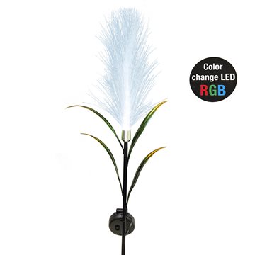 Pampas en solcellelampe med farveskiftene RGB farver fra eZsolar GL1055EZ