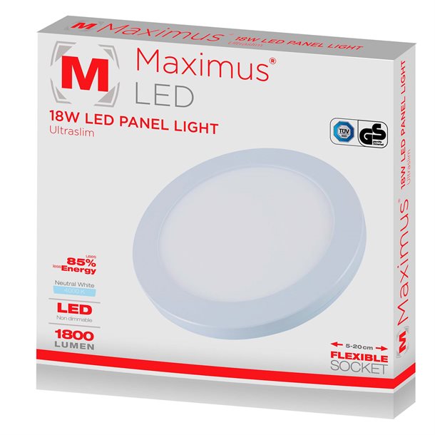 Maximus LED Slim Panel 1350 lm 225 x 18mm Flexible #M-PAN-002