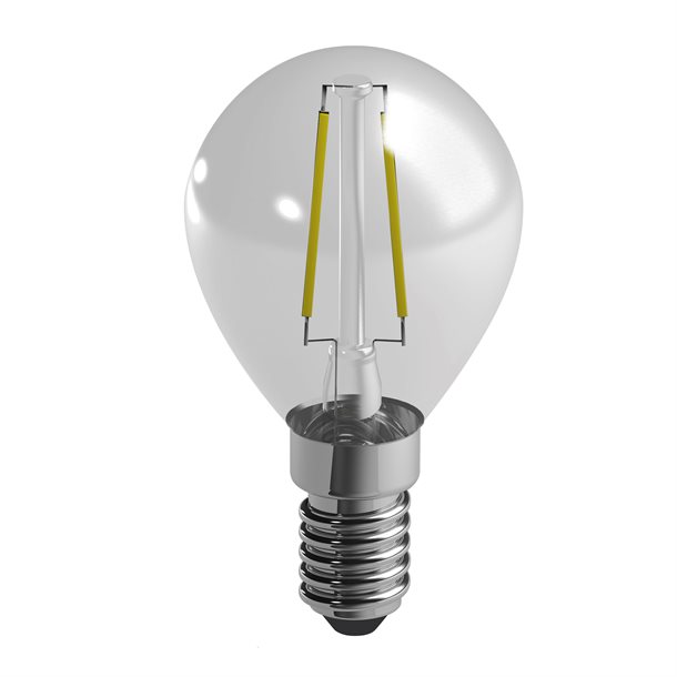 Duracell® LED filament - 1 stk. kronepære med E14 fatning på 250 lumen - (svarer til 25W) #M150N14C1  