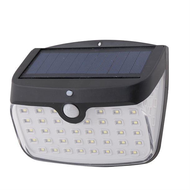 eZsolar Sensorstyret solcelle spot 300 lumen - Udendørsbelysning > Solcellelamper > Solcellelamper med sensor - eZsolar - Spotshop