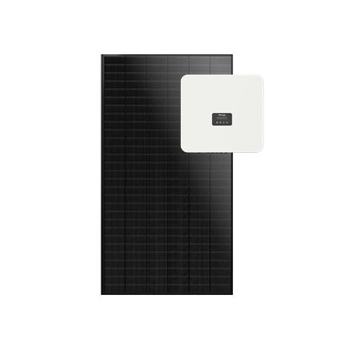 Solcelleanlæg med 36 paneler uden batteri